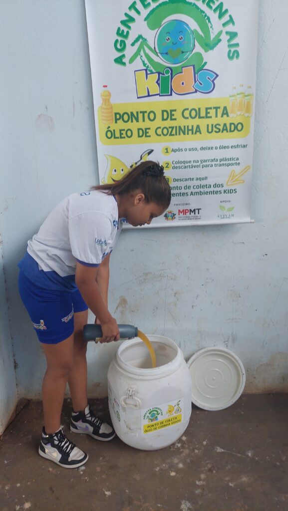 Coleta óleo de cozinha